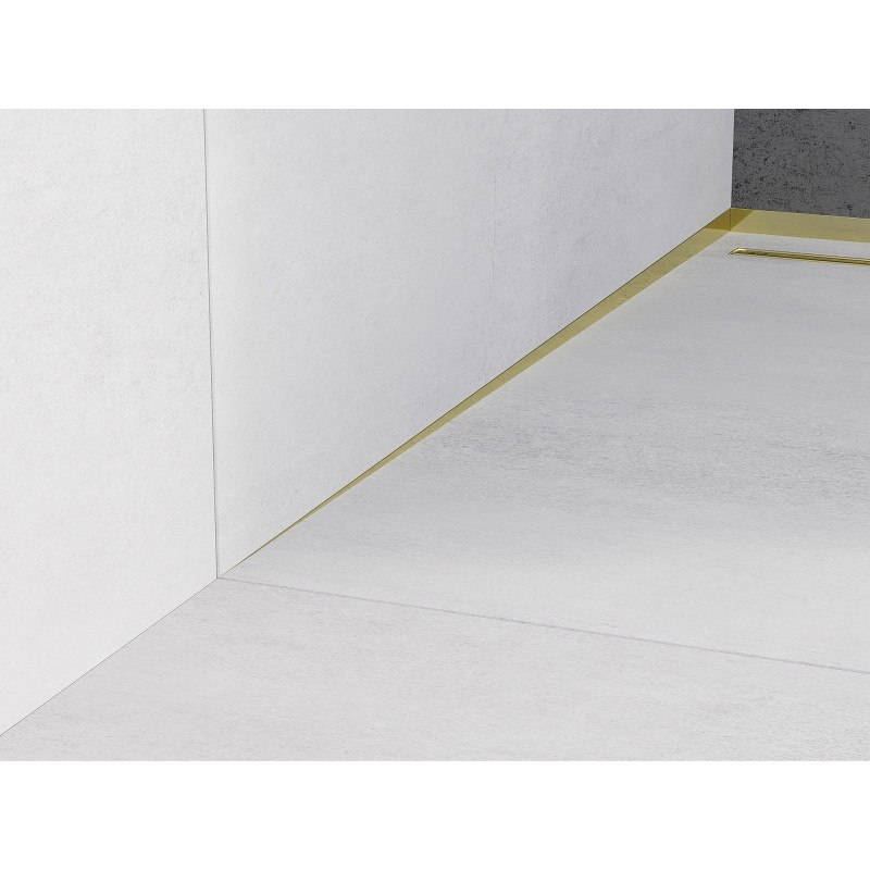 Mexen Line-B listel mural en pente 120 cm gauche, doré - 185002120L