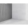 Mexen Line-B plinthe murale à pente 120 cm droite, inox - 181002120R