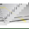 Mexen Line-B liste d'inclinaison murale 120 cm droite, or brossé - 185502120R