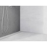 Mexen Line-B plinthe inclinée murale 180 cm à droite, inox - 181002180R
