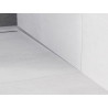 Mexen Line-B plinthe inclinée murale 180 cm à droite, inox - 181002180R