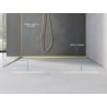 Mexen Line-B plinthe inclinée murale 180 cm droite, or brossé - 185502180R