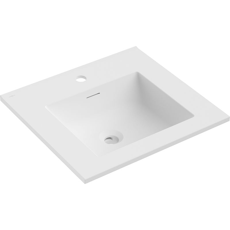 Mexen Otis lavabo encastré dans le plan 51 x 46,5 cm, blanc mat - 25185001