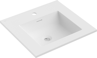 Mexen Otis lavabo encastré dans le plan de travail 51 x 46,5 cm, blanc mat - 25185001