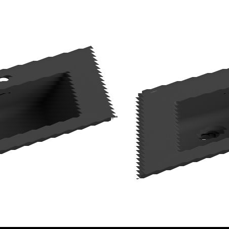 Mexen Otis lavabo encastré dans le plan 51 x 46,5 cm, noir mat - 25185071