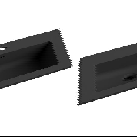 Mexen Otis lavabo encastré dans le plan de travail 61 x 46,5 cm, noir mat - 25186071