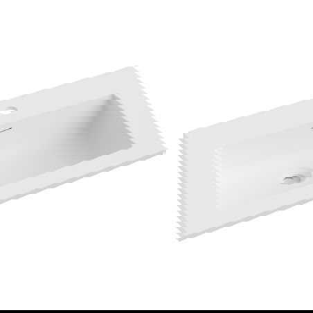 Mexen Otis lavabo encastré dans le plan 61 x 46,5 cm, blanc mat - 25186001