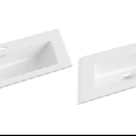 Mexen Otis lavabo encastré dans le plan 61 x 46,5 cm, blanc brillant - 25186000