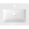 Mexen Otis lavabo encastré dans le plan de travail 61 x 46,5 cm, blanc brillant - 25186000
