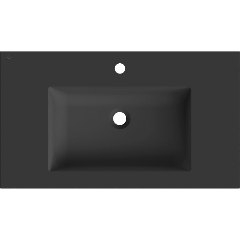 Mexen Otis lavabo encastré dans le plan, 81 x 46,5 cm, noir mat - 25188071