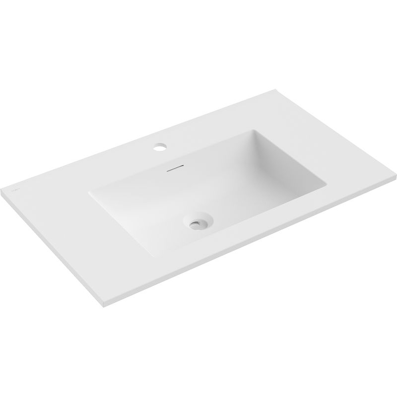 Mexen Otis lavabo encastré dans le plan 81 x 46,5 cm, blanc mat - 25188001