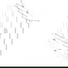 Mexen Velar Duo paravent de baignoire 2 volets coulissants 140 x 150 cm, graphite, cuivre brossé - 896-140-000-42-65