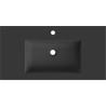 Mexen Otis lavabo encastré dans le plan de travail 91 x 46,5 cm, noir mat - 25189071