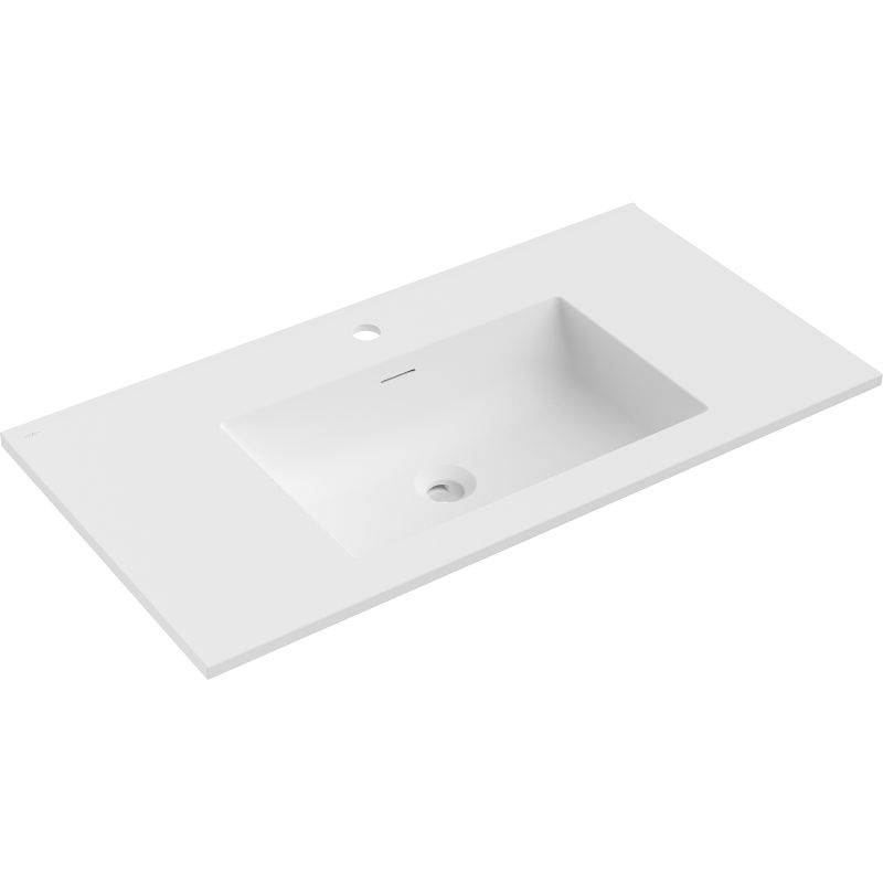 Mexen Otis lavabo encastré dans le plan 91 x 46,5 cm, blanc mat - 25189001