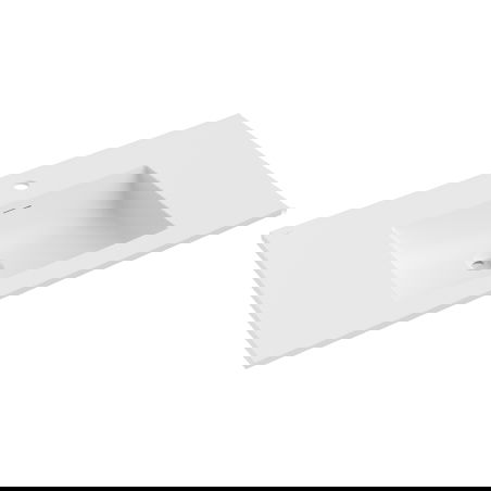 Mexen Otis lavabo encastré dans le plan 91 x 46,5 cm, blanc mat - 25189001