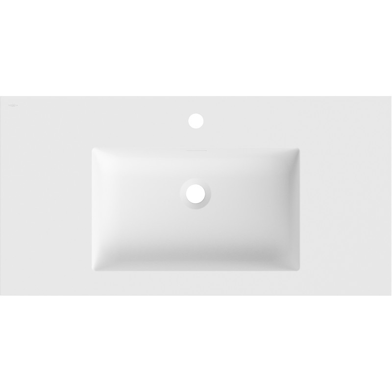 Mexen Otis lavabo encastré dans le plan 91 x 46,5 cm, blanc mat - 25189001