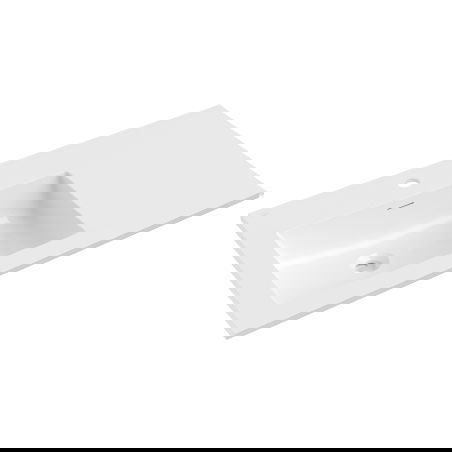 Mexen Otis lavabo encastré à gauche 91 x 46,5 cm, blanc brillant - 25189000L