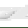 Mexen Otis lavabo encastré à droite 91 x 46,5 cm, blanc mat - 25189001P
