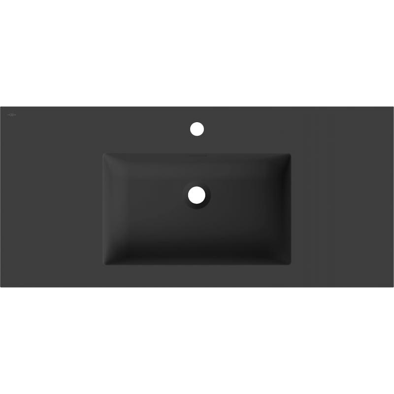 Mexen Otis lavabo encastré dans le plan de travail 101 x 46,5 cm, noir mat - 25181071