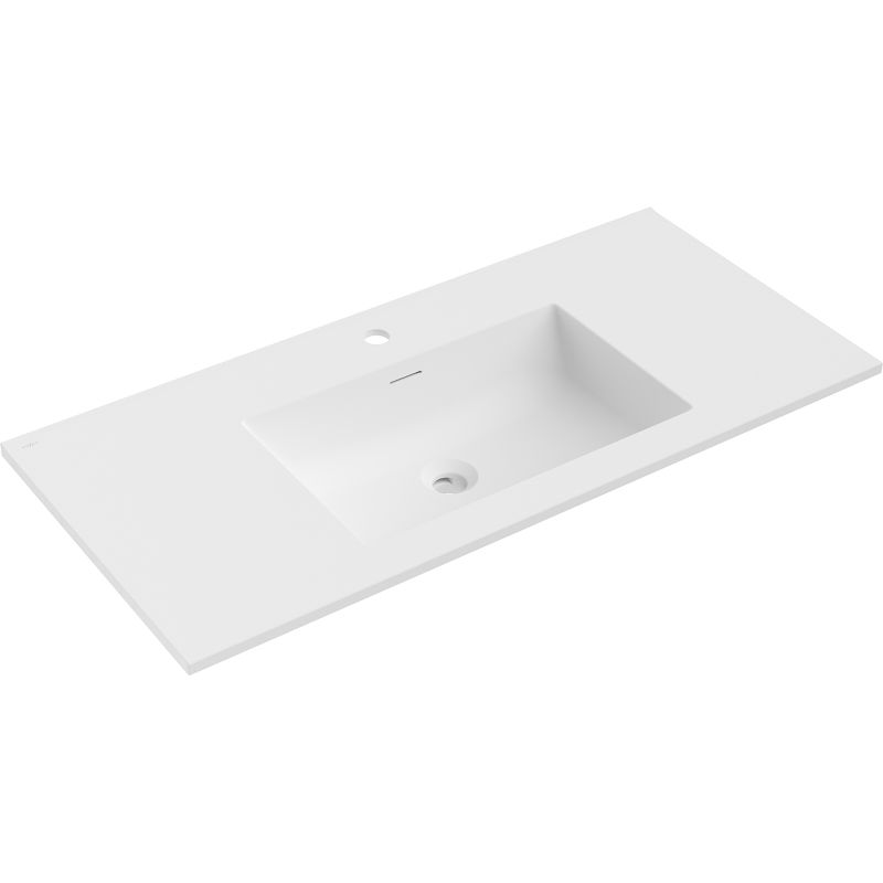 Mexen Otis lavabo encastré 101 x 46,5 cm, blanc mat - 25181001