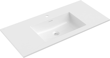 Mexen Otis lavabo encastré 101 x 46,5 cm, blanc brillant - 25181000
