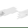 Mexen Otis lavabo encastré dans le plan à gauche 101 x 46,5 cm, blanc mat - 25181001L