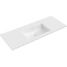 Mexen Otis vasque encastrée dans le plan 121 x 46,5 cm, blanc brillant - 25181200