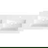 Mexen Otis lavabo encastré double 121 x 46,5 cm, blanc brillant - 25181200D