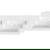 Mexen Otis lavabo encastré double 121 x 46,5 cm, blanc mat - 25181201D