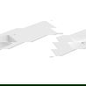 Mexen Otis lavabo encastré dans un plan gauche 121 x 46,5 cm, blanc brillant - 25181200L