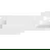 Mexen Otis lavabo encastré dans un plan gauche 121 x 46,5 cm, blanc brillant - 25181200L