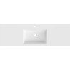 Mexen Otis lavabo encastré dans le plan 141 x 46,5 cm, blanc mat - 25181401