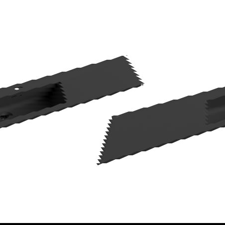 Mexen Otis évier encastré 141 x 46,5 cm, noir mat - 25181471