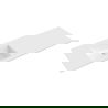 Mexen Otis lavabo encastré gauche 141 x 46,5 cm, blanc brillant - 25181400L