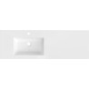 Mexen Otis lavabo encastré à gauche 141 x 46,5 cm, blanc brillant - 25181400L