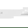 Mexen Otis lavabo encastré à gauche 141 x 46,5 cm, blanc mat - 25181401L