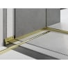 Mexen Line-B listwa brodzikowa czołowa 130 cm, złota - 185003130U