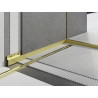 Mexen Line-B plinthe de douche frontale 180 cm, or brossé - 185503180U