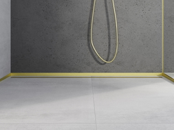 Mexen Line-B barre de seuil frontale 180 cm, dorée brossée - 185503180U