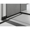 Mexen Line-B profilé de seuil de douche frontal 130 cm, noir - 187003130U