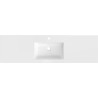 Mexen Otis lavabo encastré dans le plan 161 x 46,5 cm, blanc brillant - 25181600