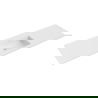 Mexen Otis lavabo encastré dans le plan 161 x 46,5 cm, blanc mat - 25181601