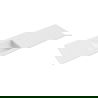 Mexen Otis lavabo encastré à gauche 161 x 46,5 cm, blanc mat - 25181601L