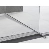 Mexen Line-B bande de pente pour verre 120 cm droite, inox - 181004120R
