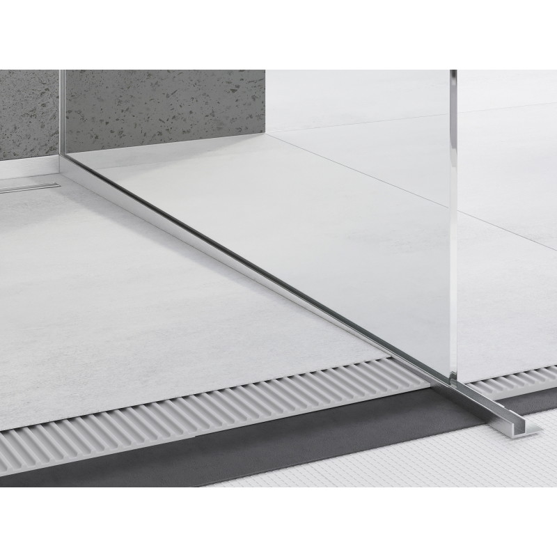 Mexen Line-B bande d'inclinaison pour verre 180 cm droite, inox - 181004180R