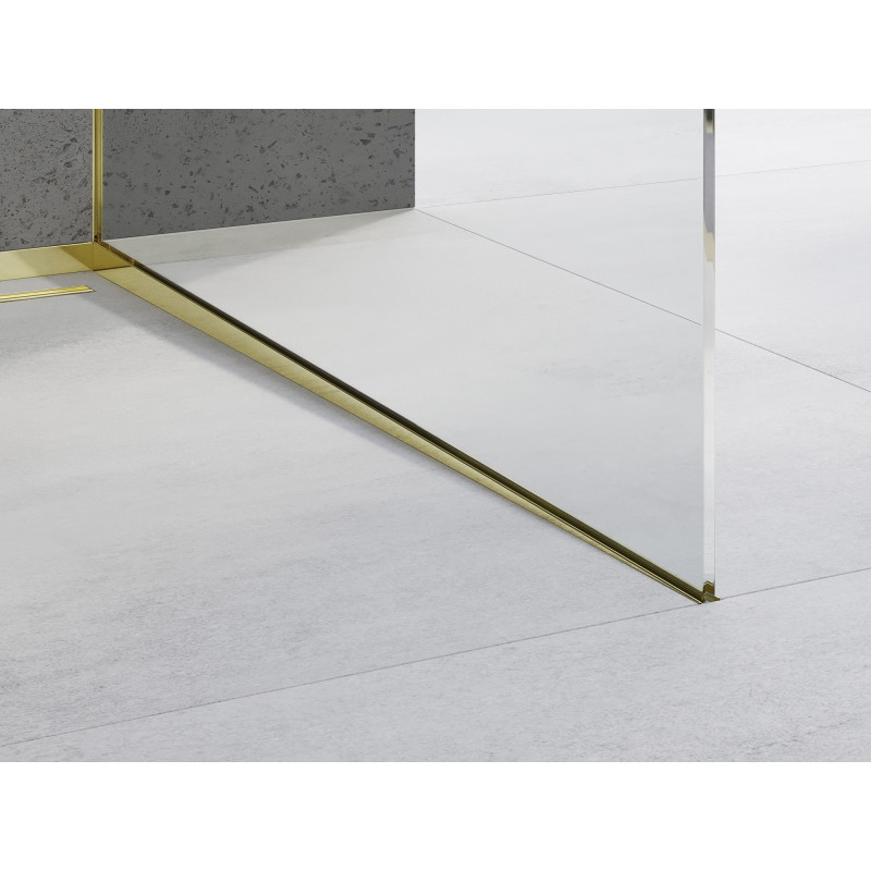 Mexen Line-B liste de pente pour verre 120 cm droite, or - 185004120R