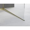 Mexen Line-B baguette de pente pour verre 120 cm droite, or - 185004120R