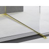Mexen Line-B liste de pente pour verre 120 cm droite, or - 185004120R