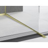 Mexen Line-B bande inclinée pour verre 120 cm droite, brosse dorée - 185504120R