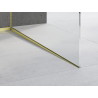 Mexen Line-B bande inclinée pour verre 120 cm droite, brosse dorée - 185504120R